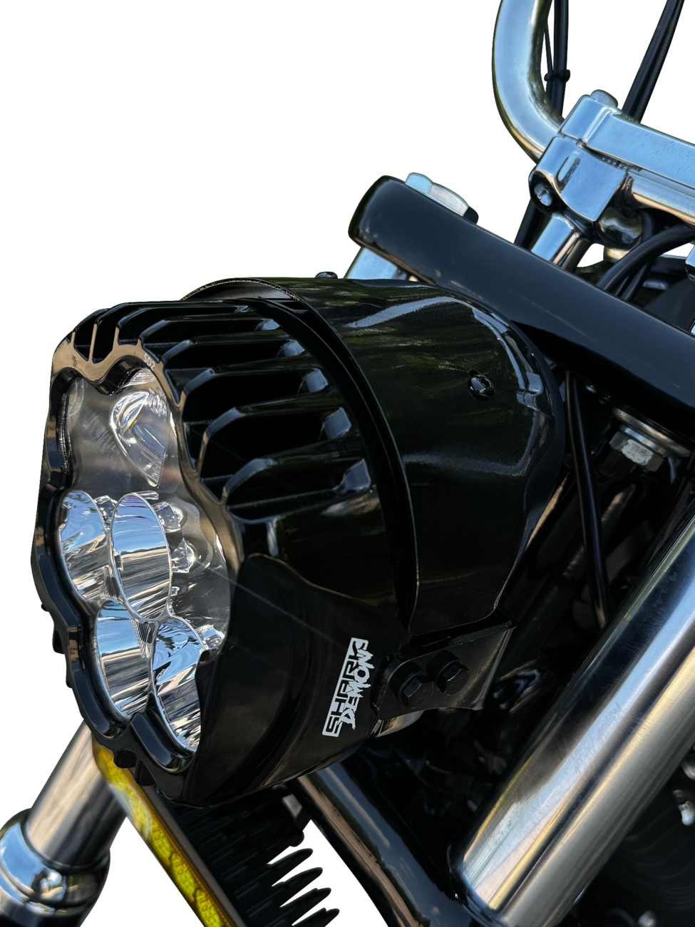 LED Headlight - Shark Demon® - Pedestal Mount
