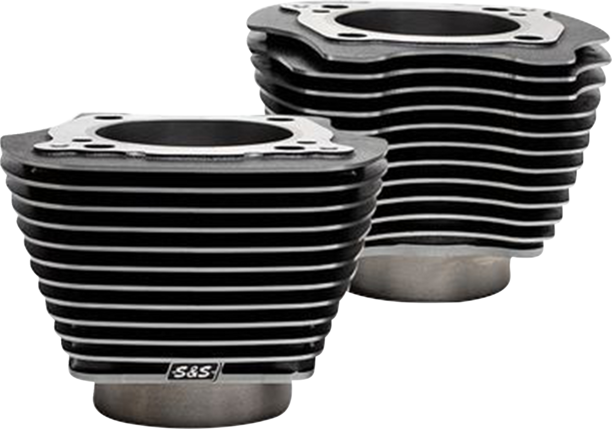 Cylinder Set - 4.25" Bore - Unhoned - Black Granite W/Highlights - M8