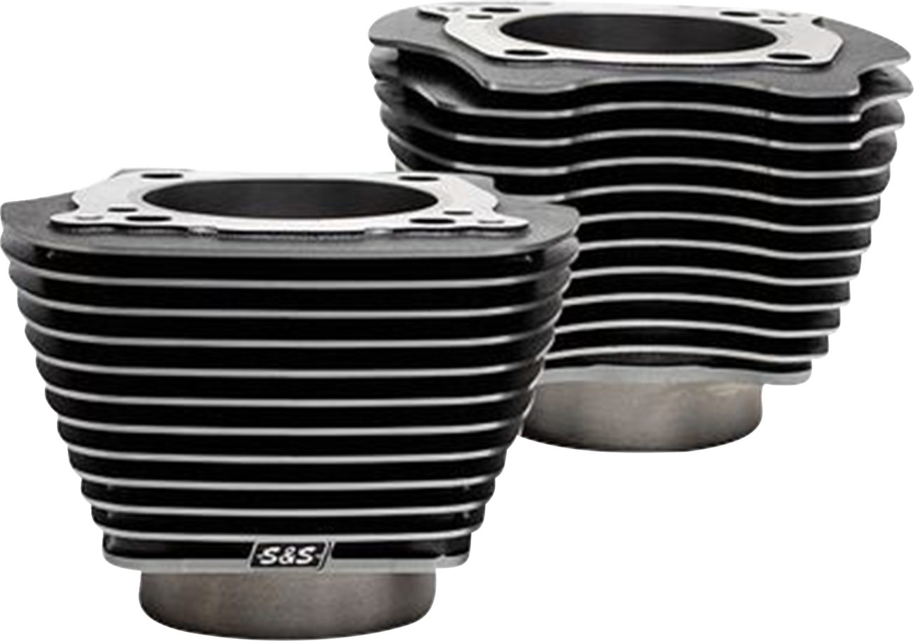 Cylinder Set - 4.25" Bore - Unhoned - Black Granite W/Highlights - M8