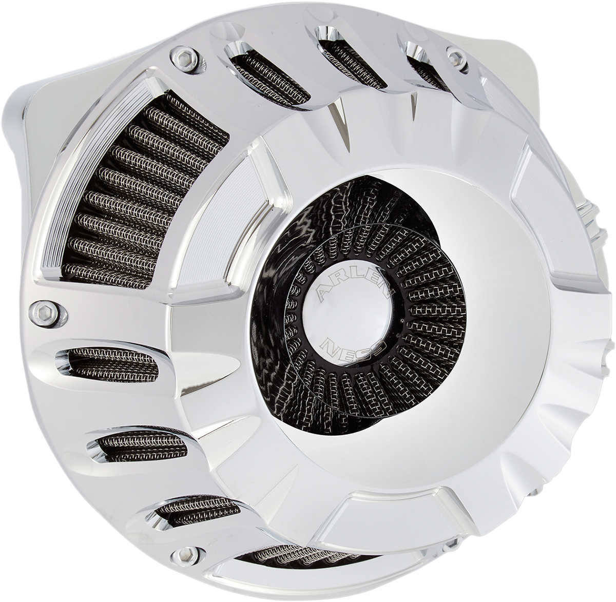 Inverted Series Air Cleaner Kit - Chrome