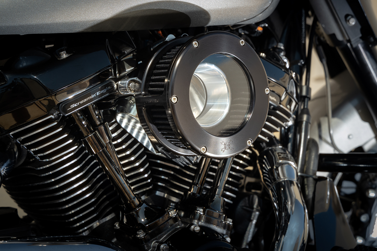BA Air Cleaner Kit - Black/Clear With Black Filter - '08-'16 Touring TBW