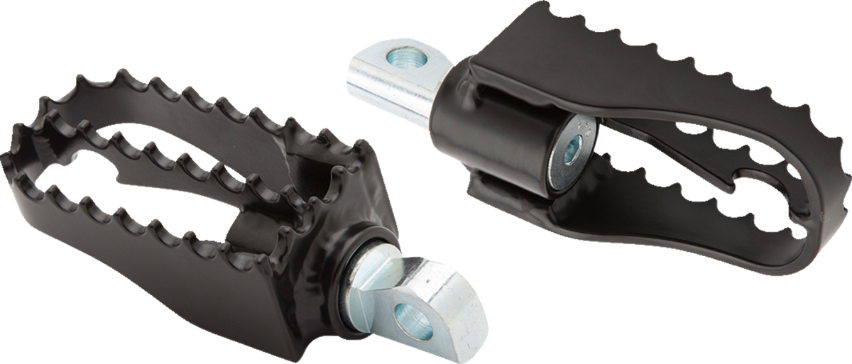 MX Mini Foot Pegs - Driver/Passenger - Black