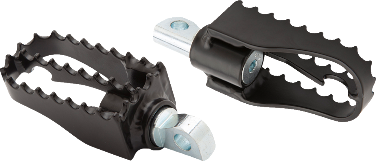 MX Mini Foot Pegs - Driver/Passenger - Black