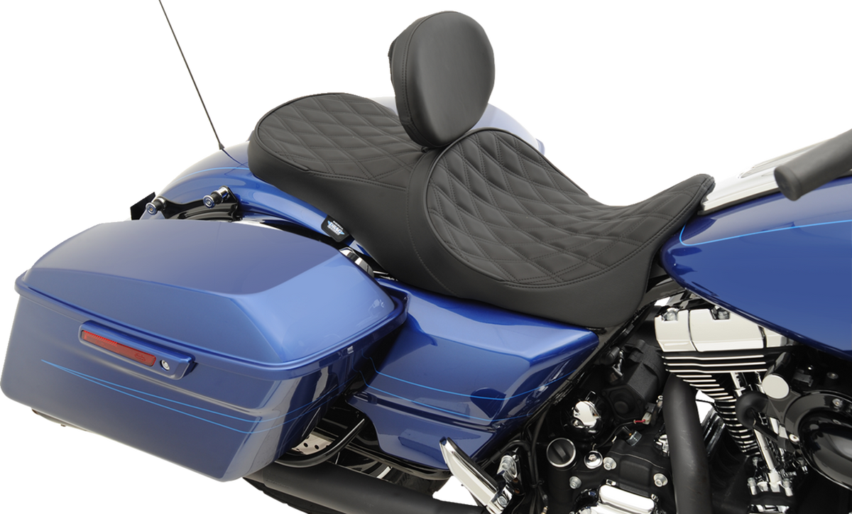 Low Forward Touring Seat - Double Diamond - FL '08-'24