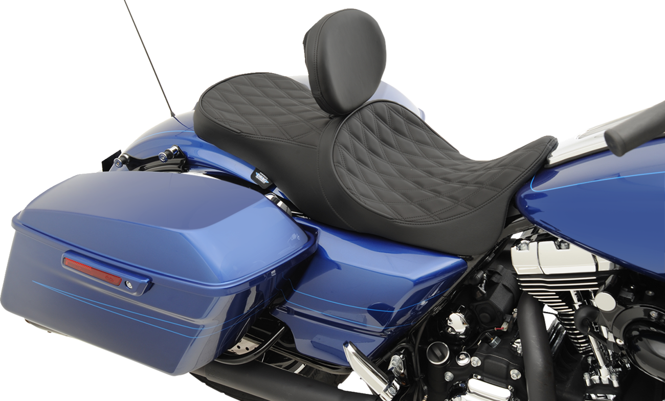 Low Forward Touring Seat - Double Diamond - FL '08-'24