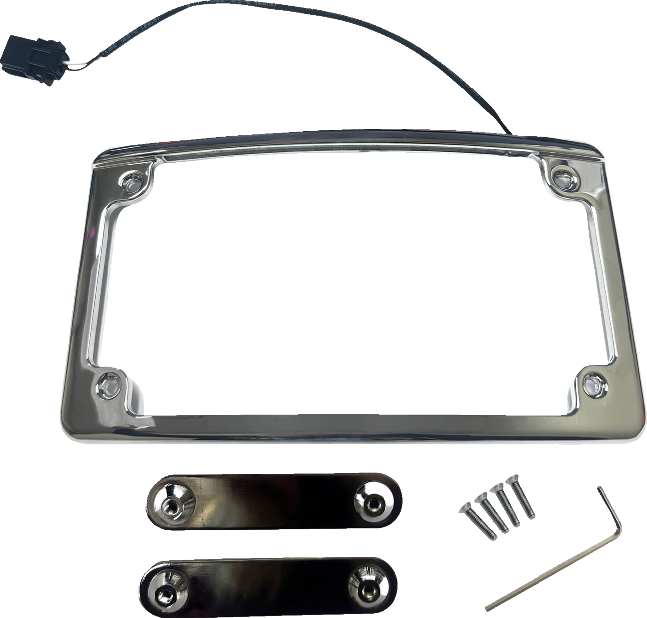 Illuminated Radius License Plate Frame