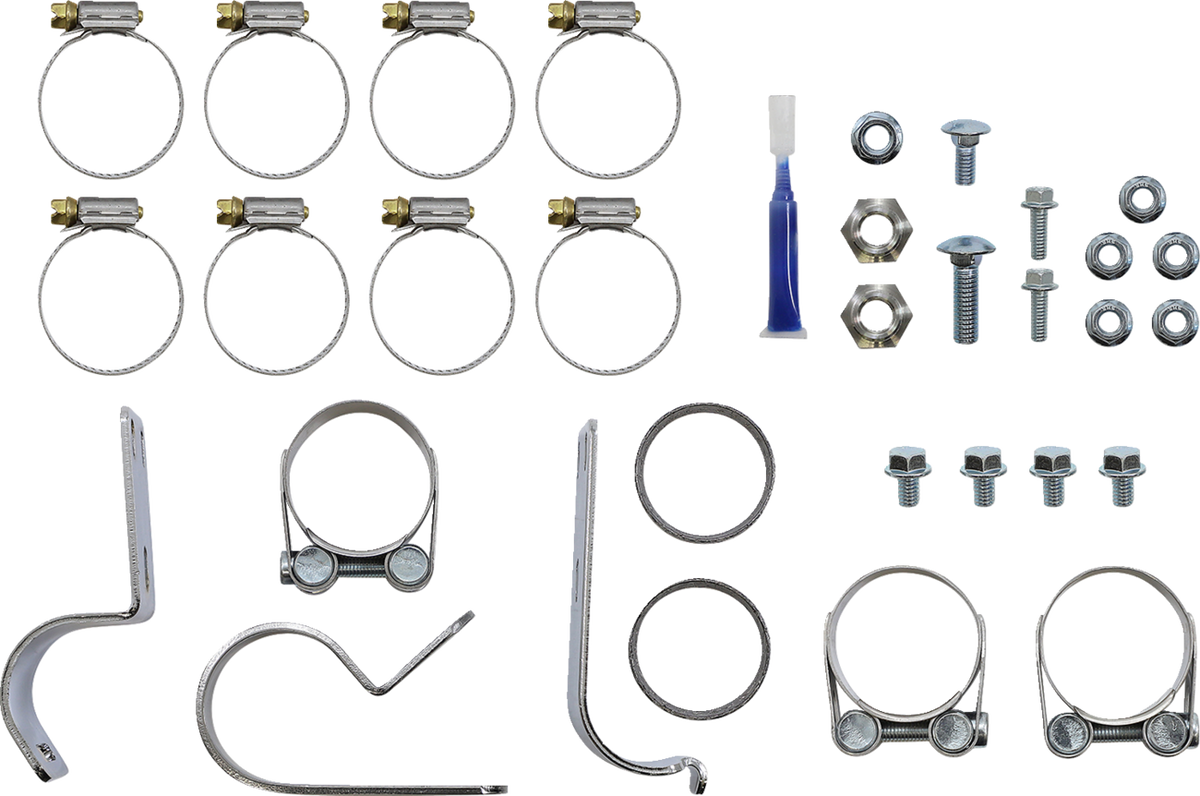El Dorado Dual Exhaust System - Black - Machined Black Tracer