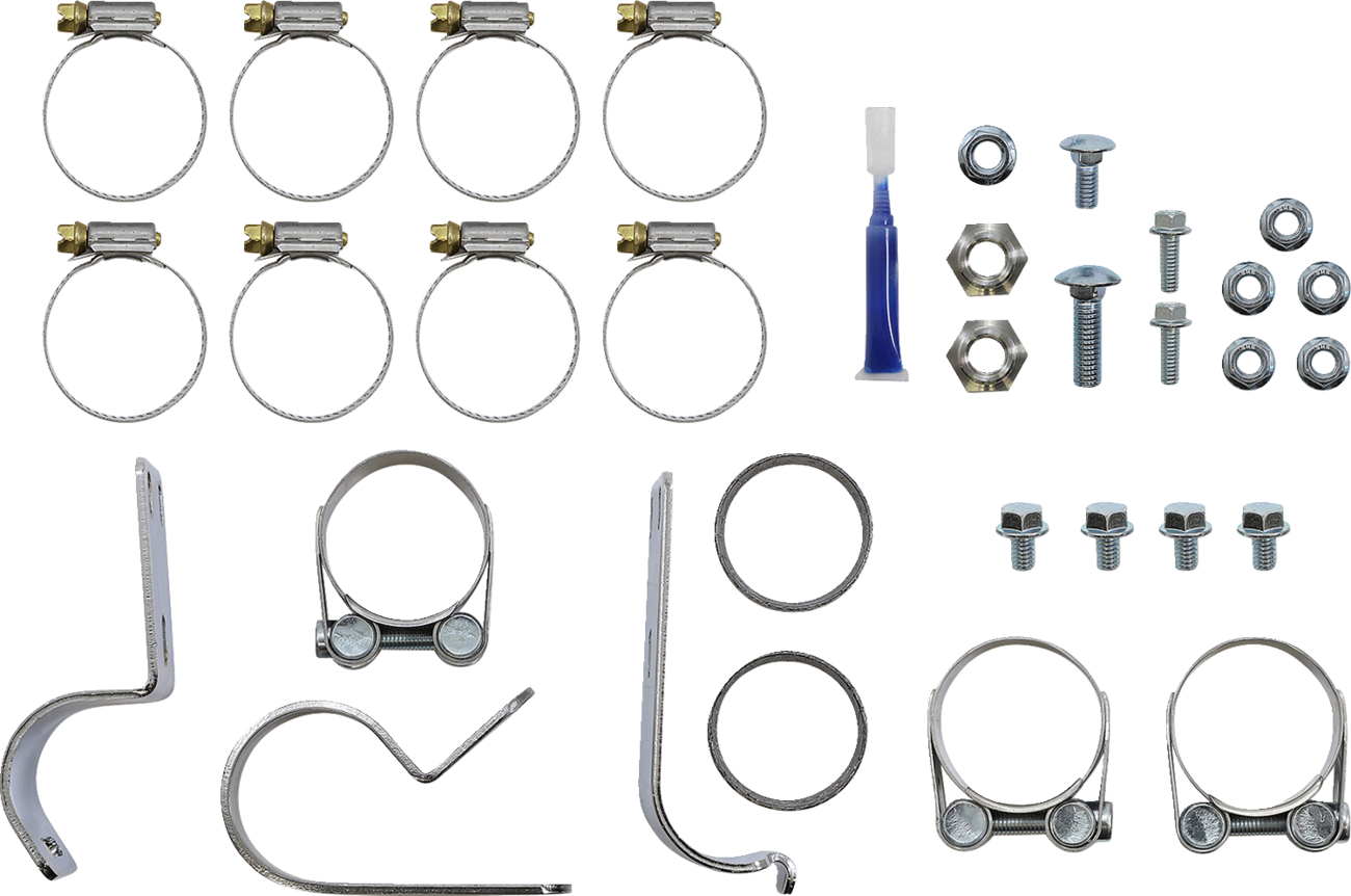 El Dorado Dual Exhaust System - Black - Machined Black Tracer