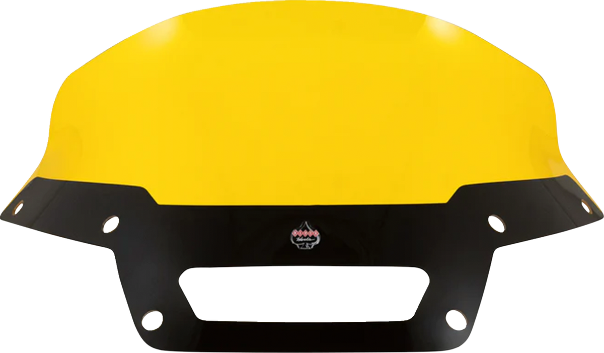 Kolor Flare® Windshield - 6" - Yellow - '22-'25 FXLRST