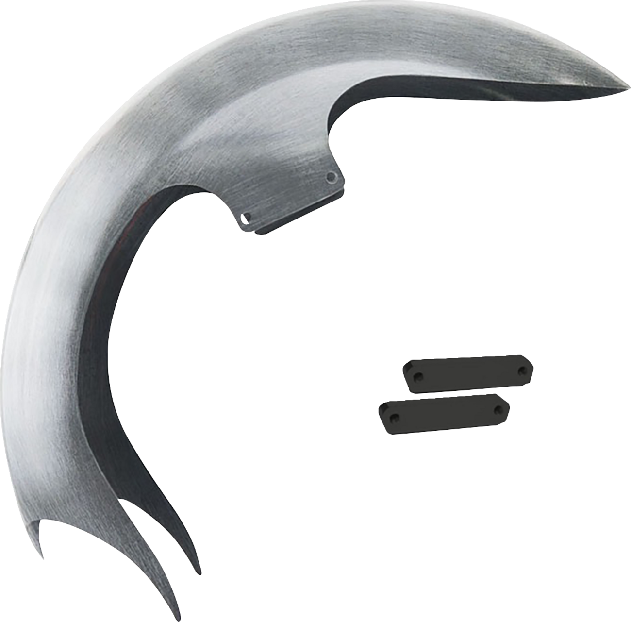 Talon Front Fender - 21" Wheel - With Black Adapters - HD Touring
