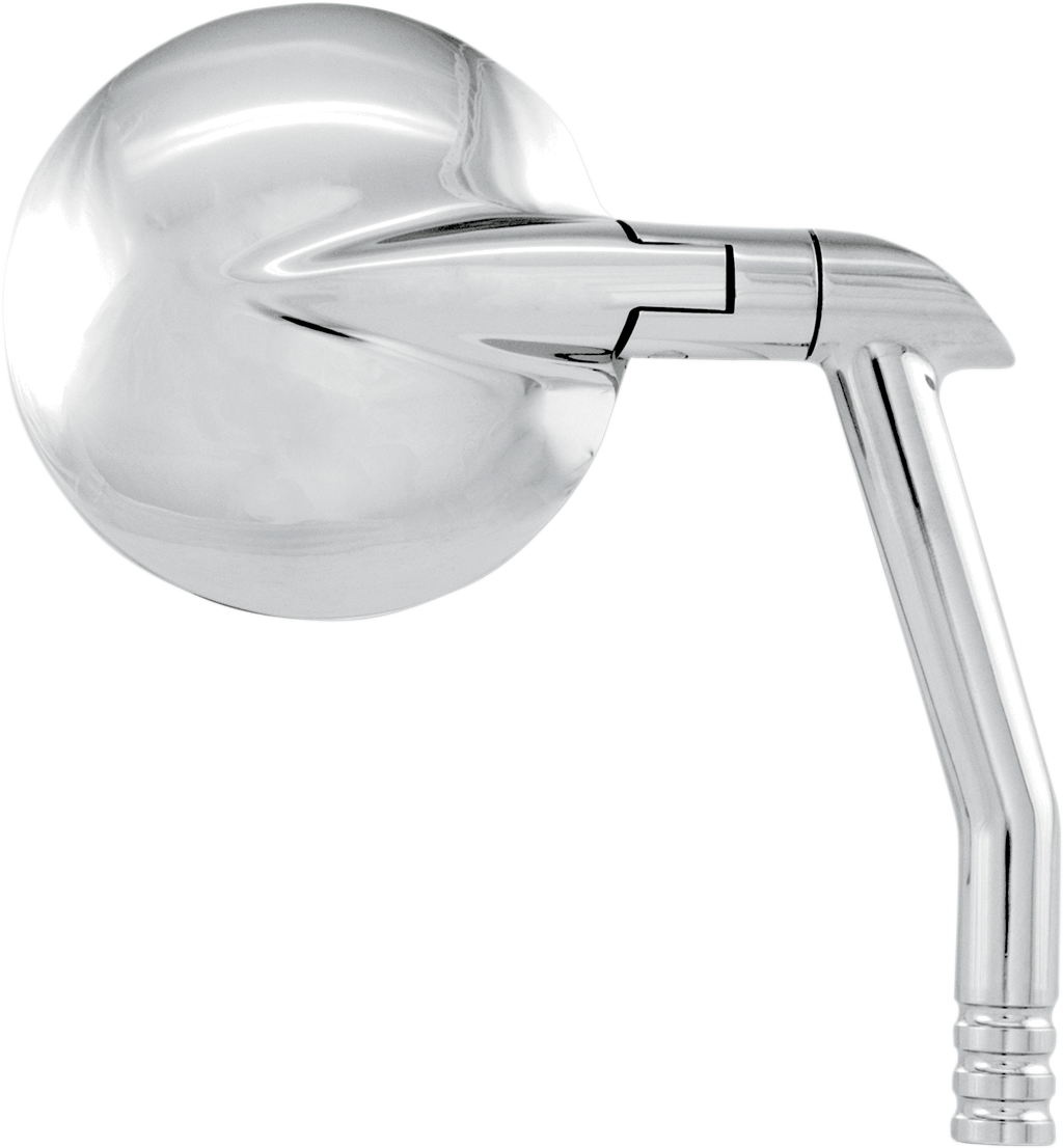 Mirror - Vision - Side View - Round - Chrome - Left/Right