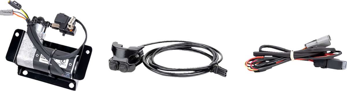 AIR-A M-Eight Softail AIR Suspension - Black - M8