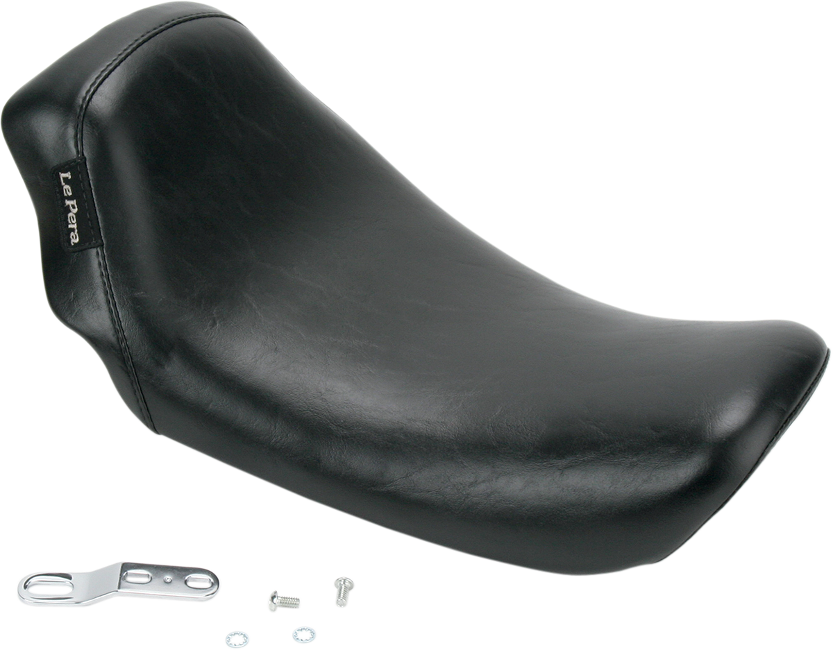 Bare Bones Solo Seat - Smooth - Black - Dyna '06-'17