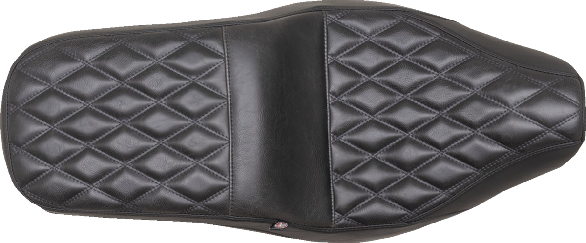 Squareback Seat - Black - Double Diamond - Rebel 300/500 '17-'23