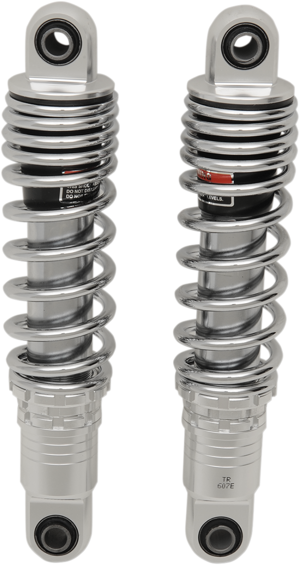 Premium Ride-Height Adjustable Shocks - 12" - Standard - Chrome