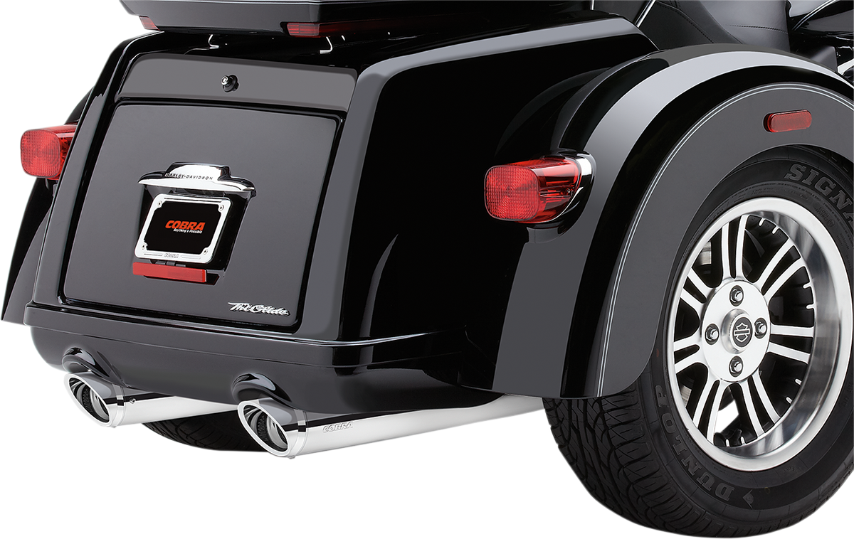 Tri Glide Mufflers - Chrome