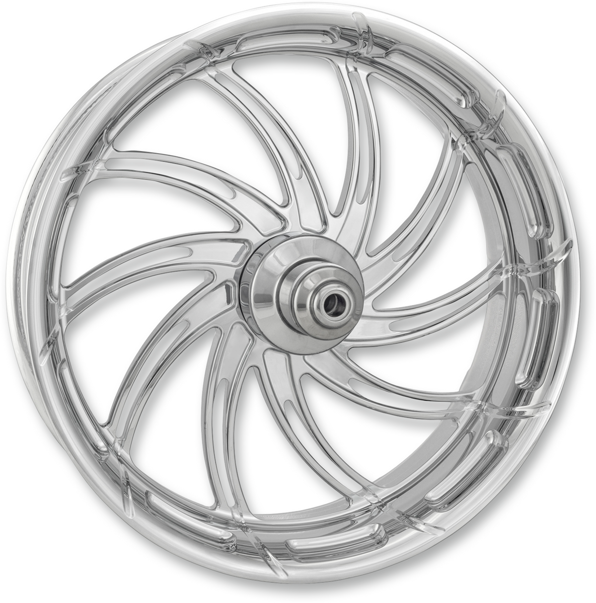 Wheel - Supra - Front - Dual Disc/With ABS - Chrome - 21x3.5 - '08+ FL