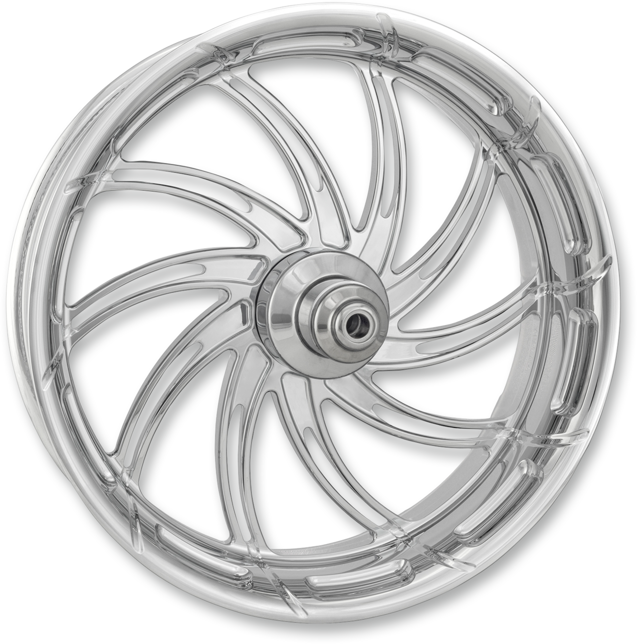 Wheel - Supra - Front - Dual Disc/With ABS - Chrome - 21x3.5 - '08+ FL