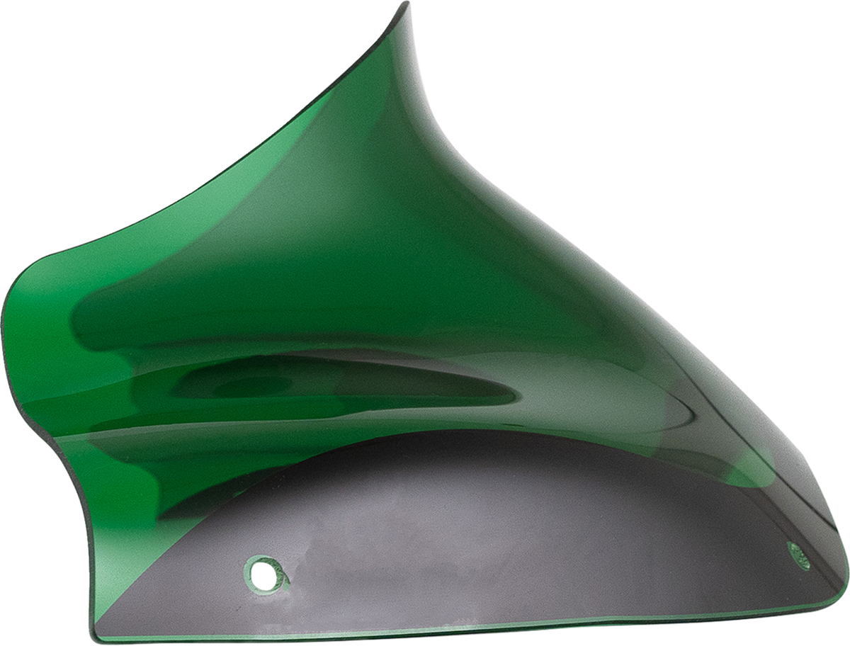 Kolor Flare® Windshield - 8" - Green - '98-'13 FLTR