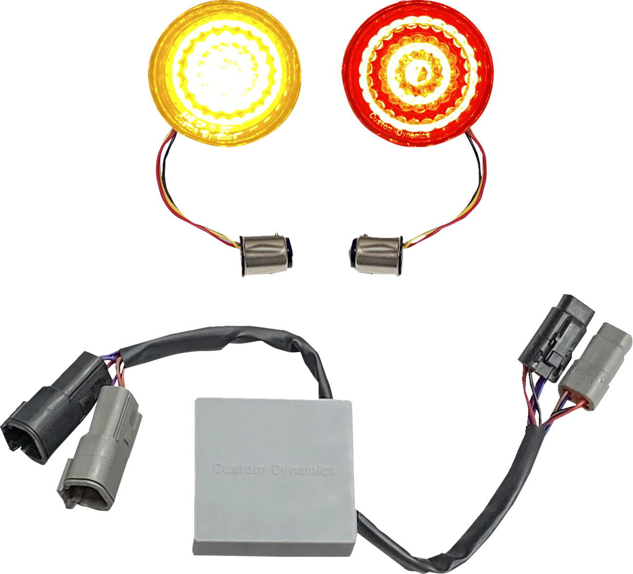 Turn Signal Inserts - Amber/Red - Harley-Davidson®