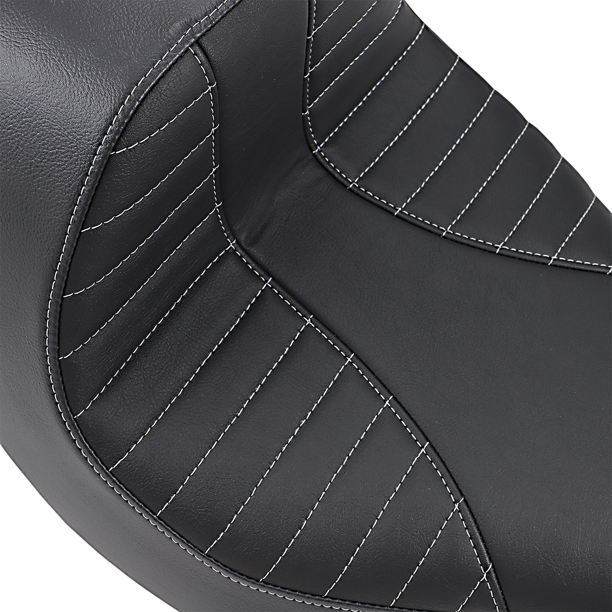 EZ-Solo Seat - Scorpion Stitch - Silver Thread - Vinyl - FLFB/S '18-'22