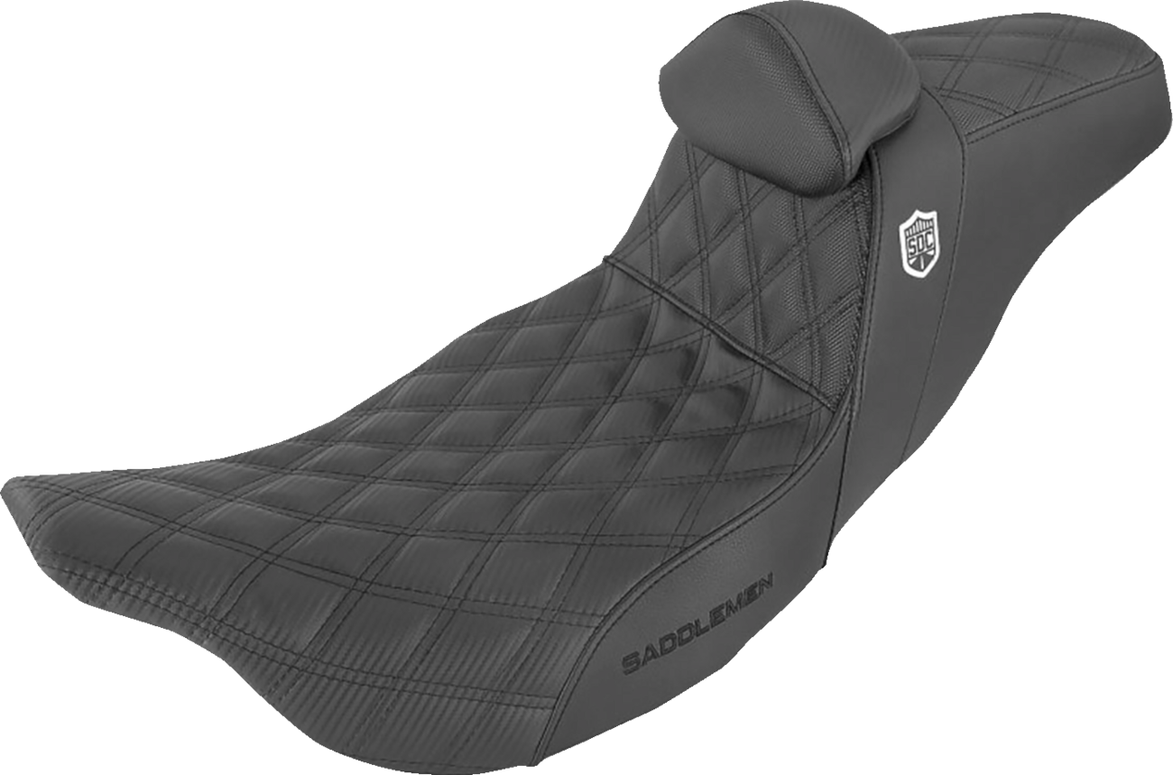Pro Series SDC Performance Seat - W/ Backrest - Lattice Stitch/Lumbar Gripper - FL '08-'23