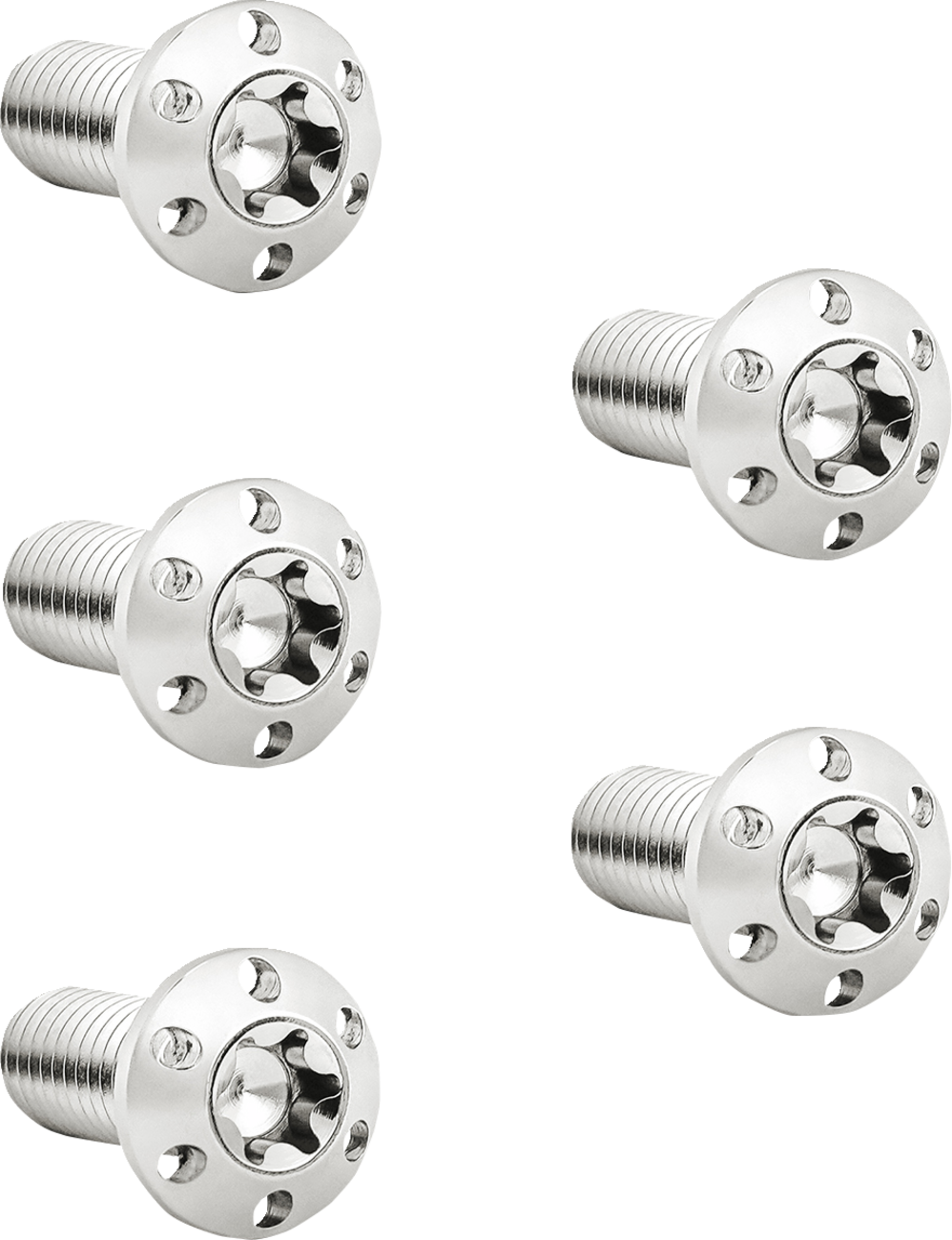 Bolt Kit - Holeshot/Brake Rotor/Front - Hub Mount - Polished 5/16-18 X 7/8" - 5 Pack