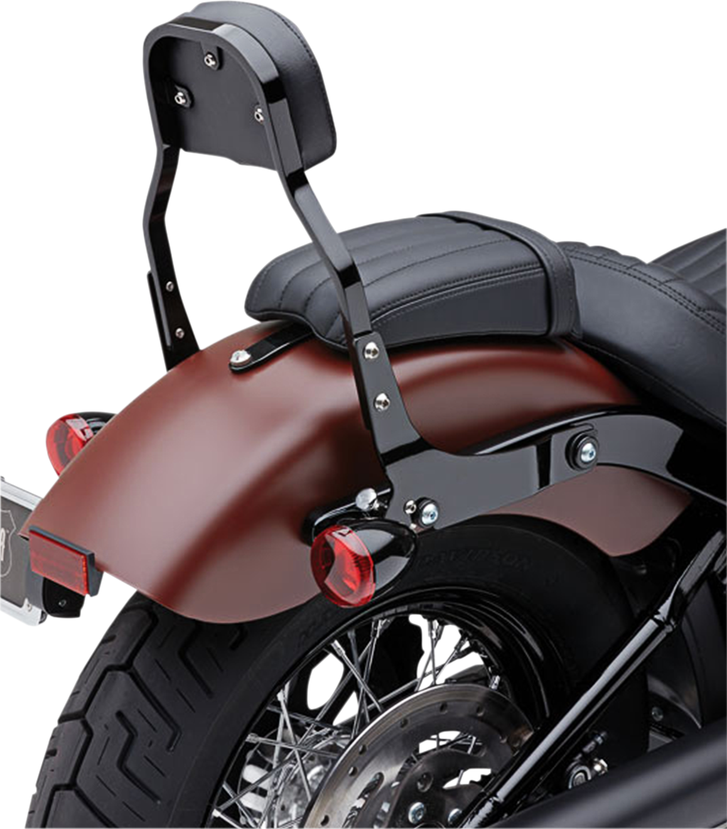Backrest Kit - 11" - Black - Softail