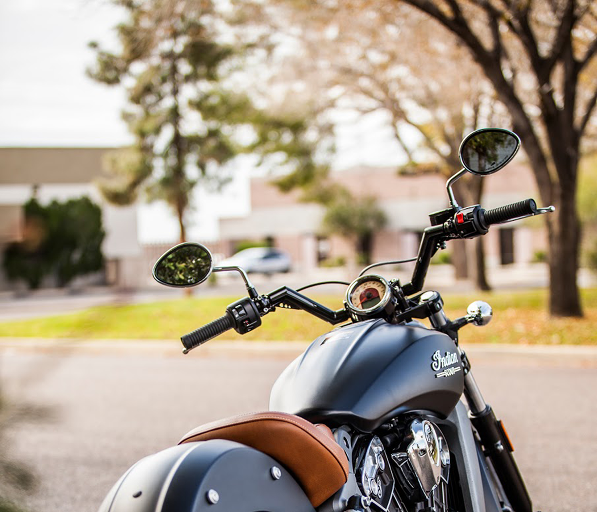 1-1/4" V-Line Handlebar - Indian Scout - Black