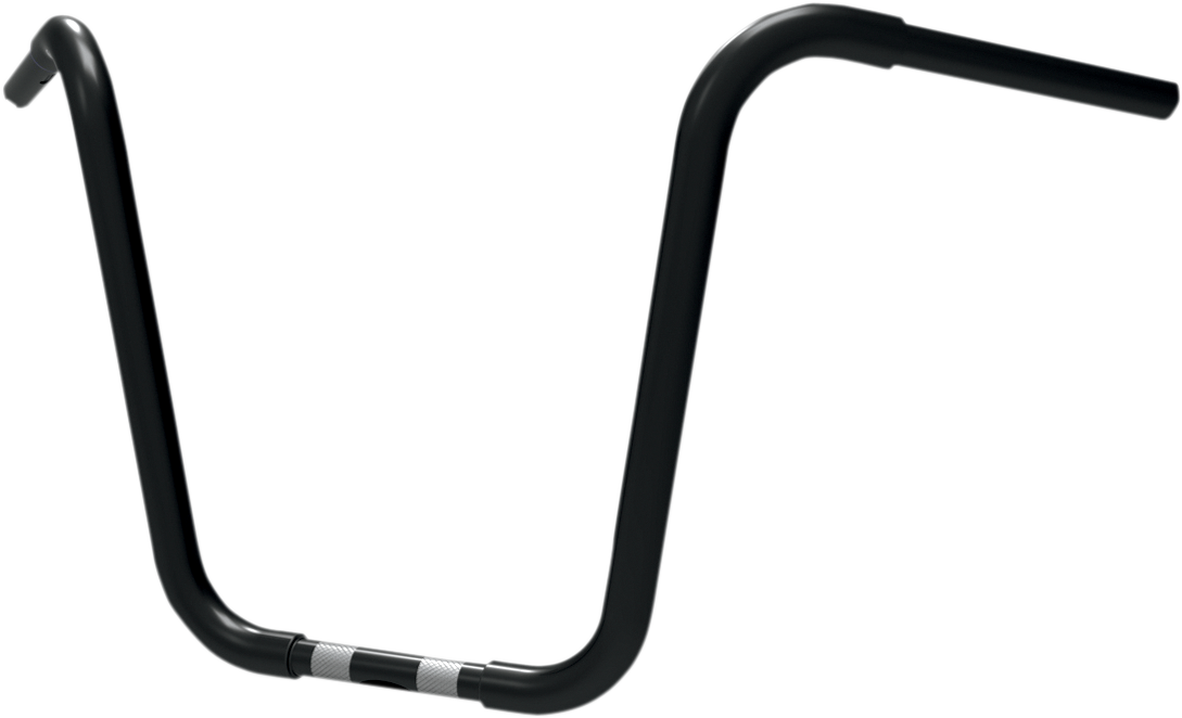 1-1/4" Fat Ape Hanger Handlebar - 16" - TBW - Black