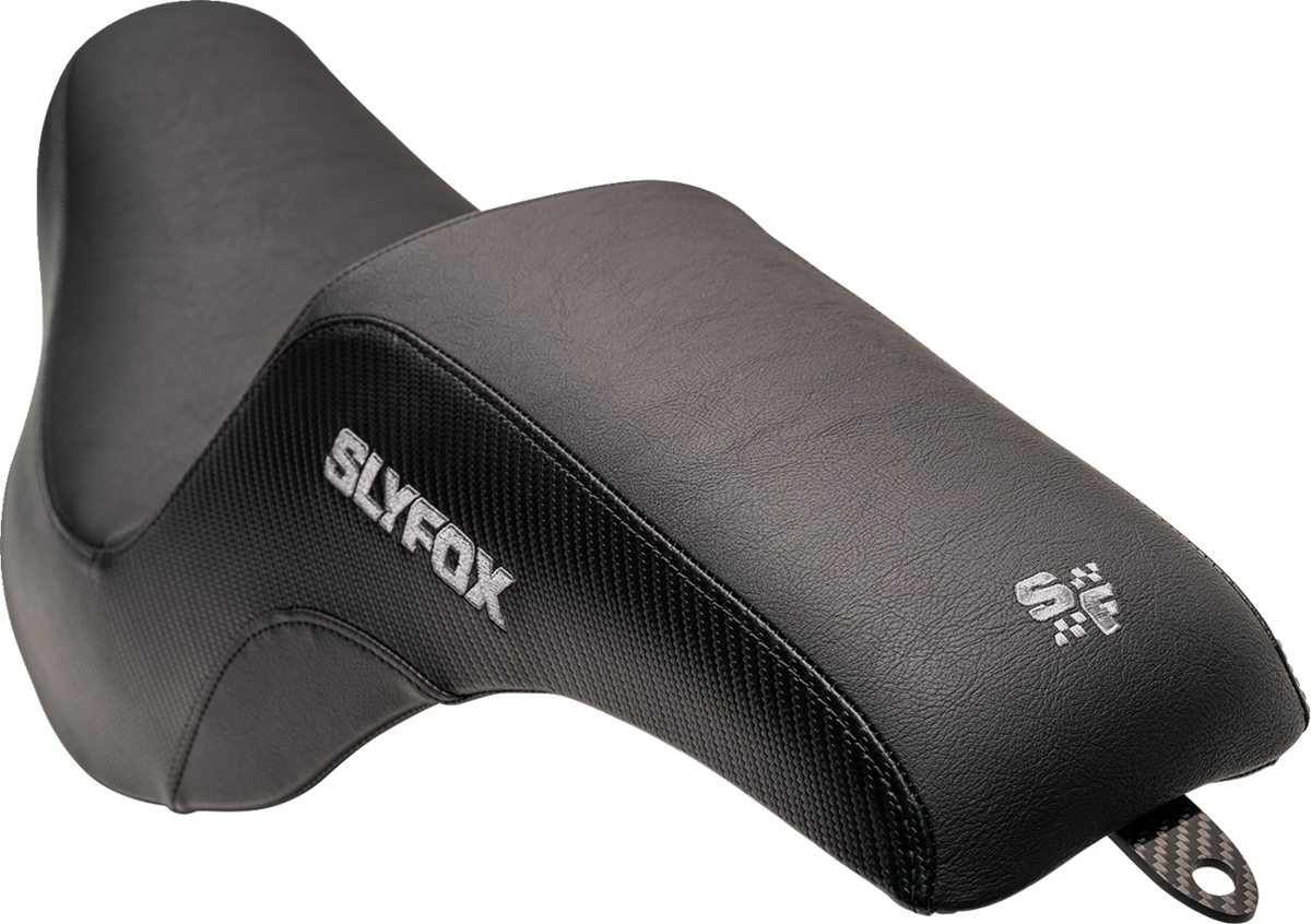 Lowrider Drifter Seat - Gray Logo - Smooth Vinyl - Carbon Fiber - FXLR/FLSB '18-'24