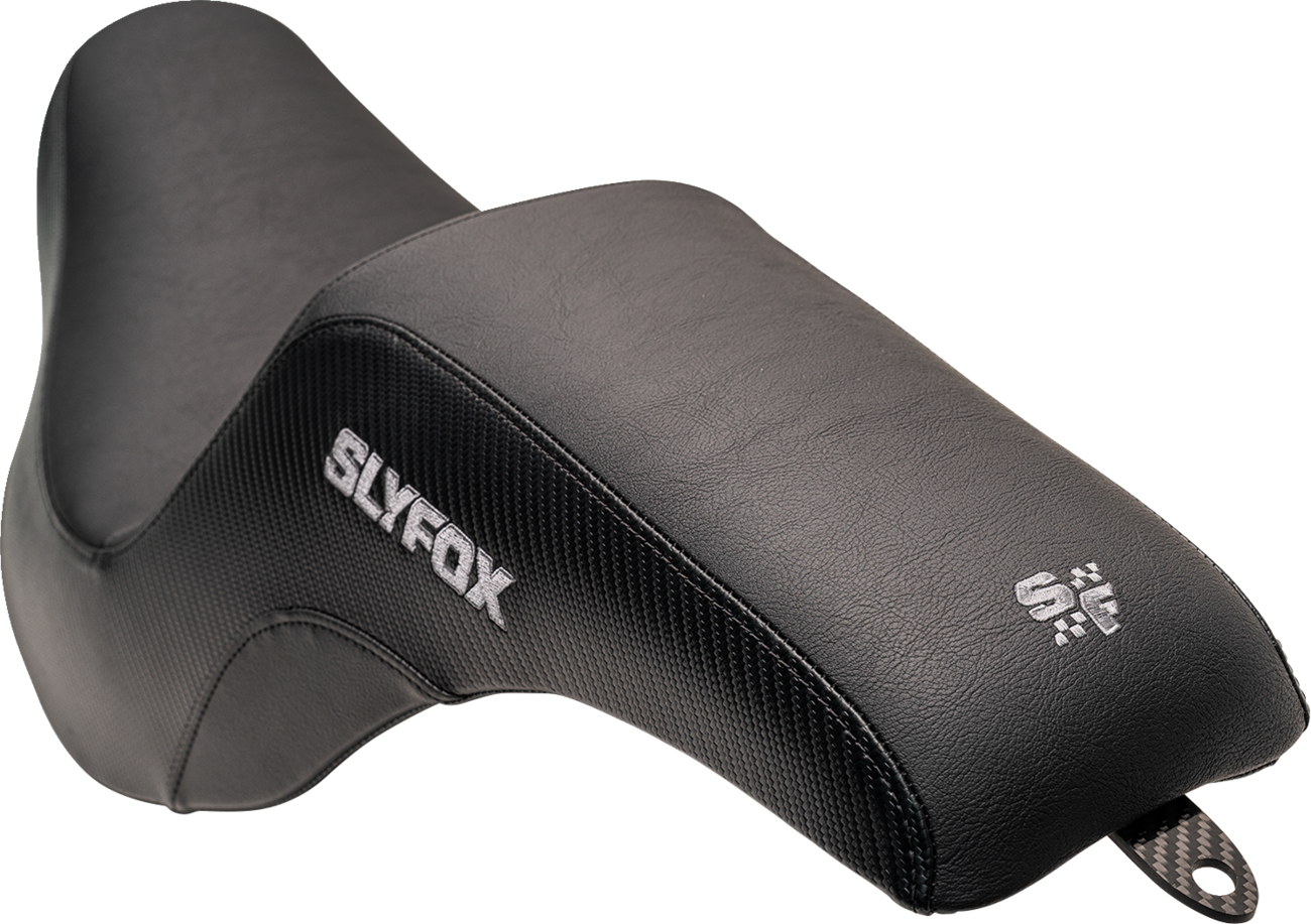 Lowrider Drifter Seat - Gray Logo - Smooth Vinyl - Carbon Fiber - FXLR/FLSB '18-'24