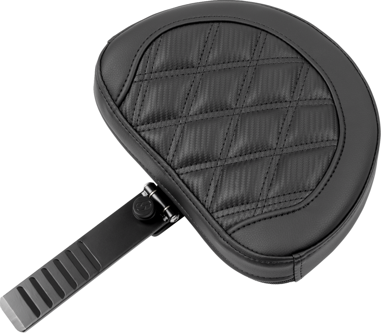 RoadSofa™ Seat - With Backrest - Carbon Fiber - Lattice Stitch - FLTR/FLHX '23-'24