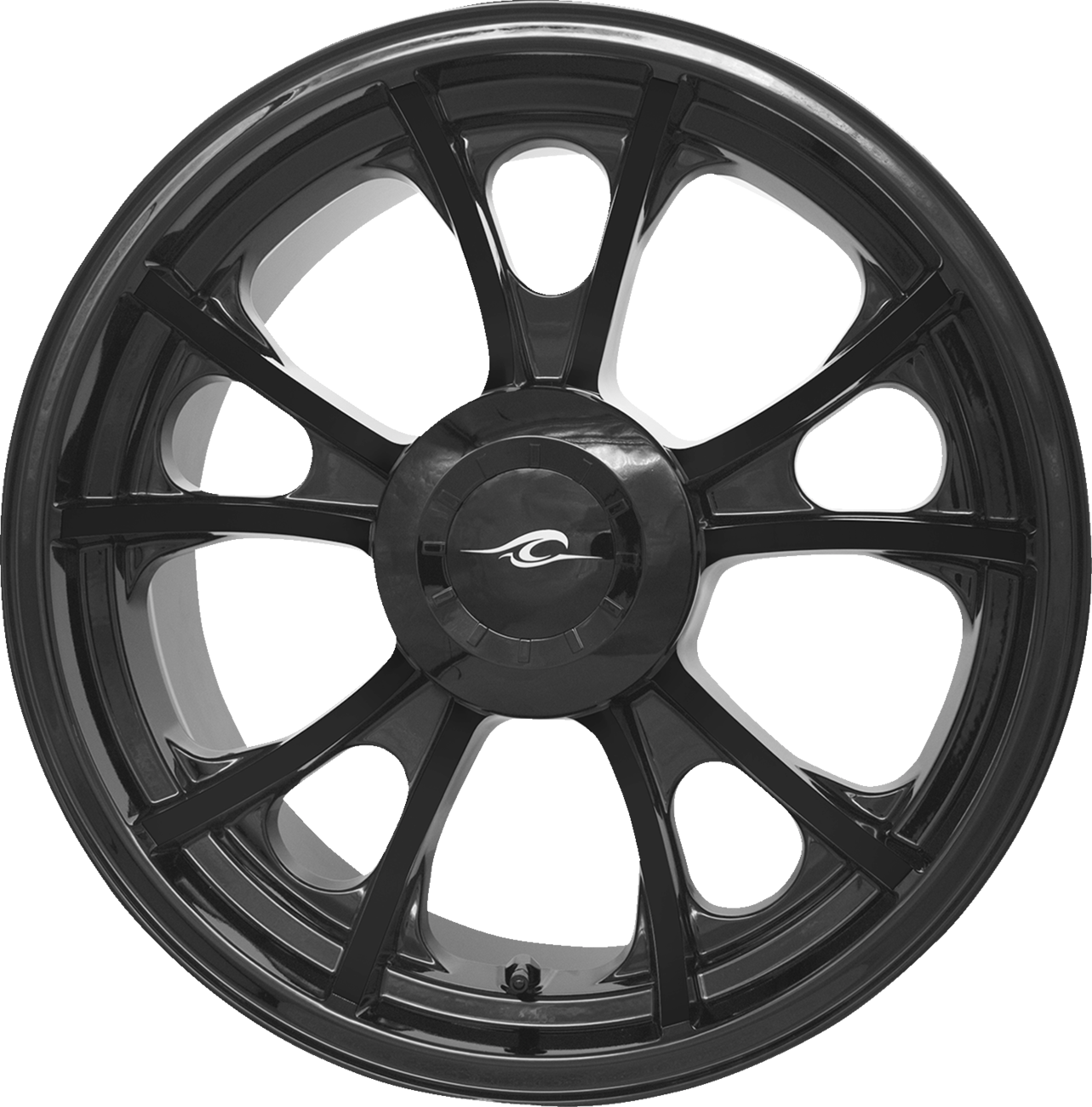 Wheel - Largo 3D - Rear - Single Disc/With Or Without ABS - Black - 18x7
