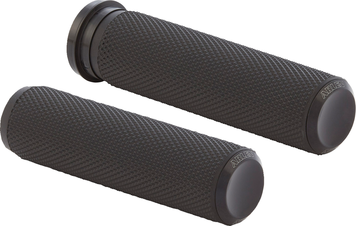 Knurled Grips - Cable - Black