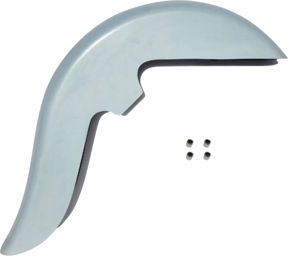 El Rey Front Fender - 26" Wheel - With Satin Spacers - HD Softail
