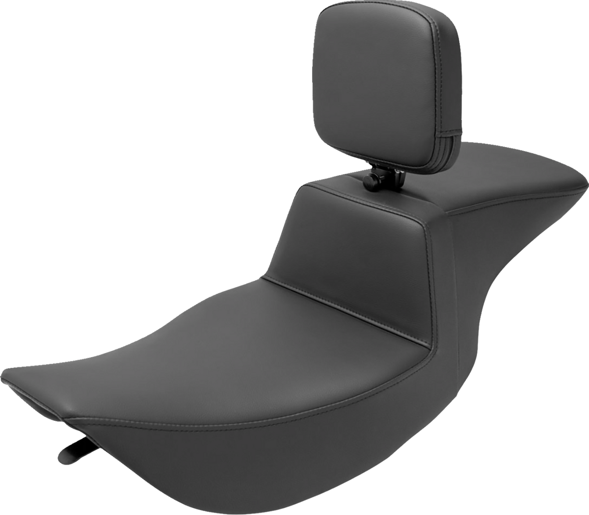 Tour Step-Up Seat - Rider Backrest - Plain - FLHR/FLHX '97-'07