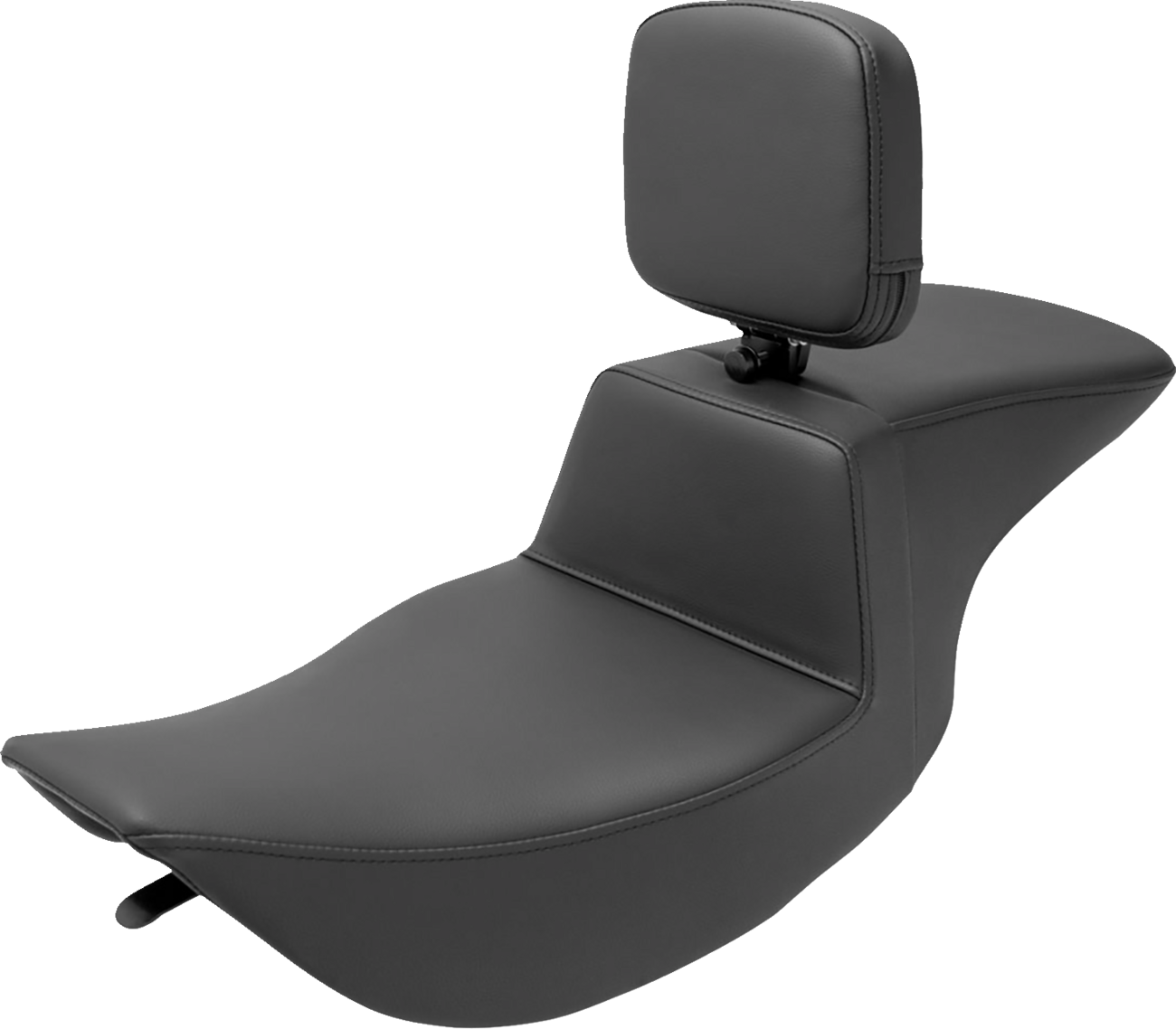 Tour Step-Up Seat - Rider Backrest - Plain - FLHR/FLHX '97-'07