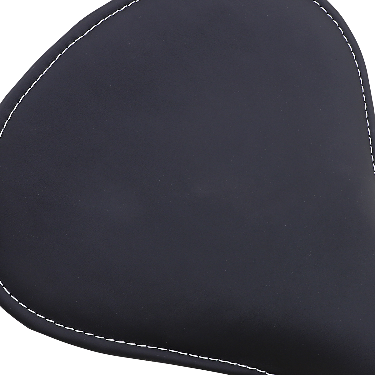 Spring Solo Seat - Large - Low-Profile - Black W/ White Perimeter Stitch