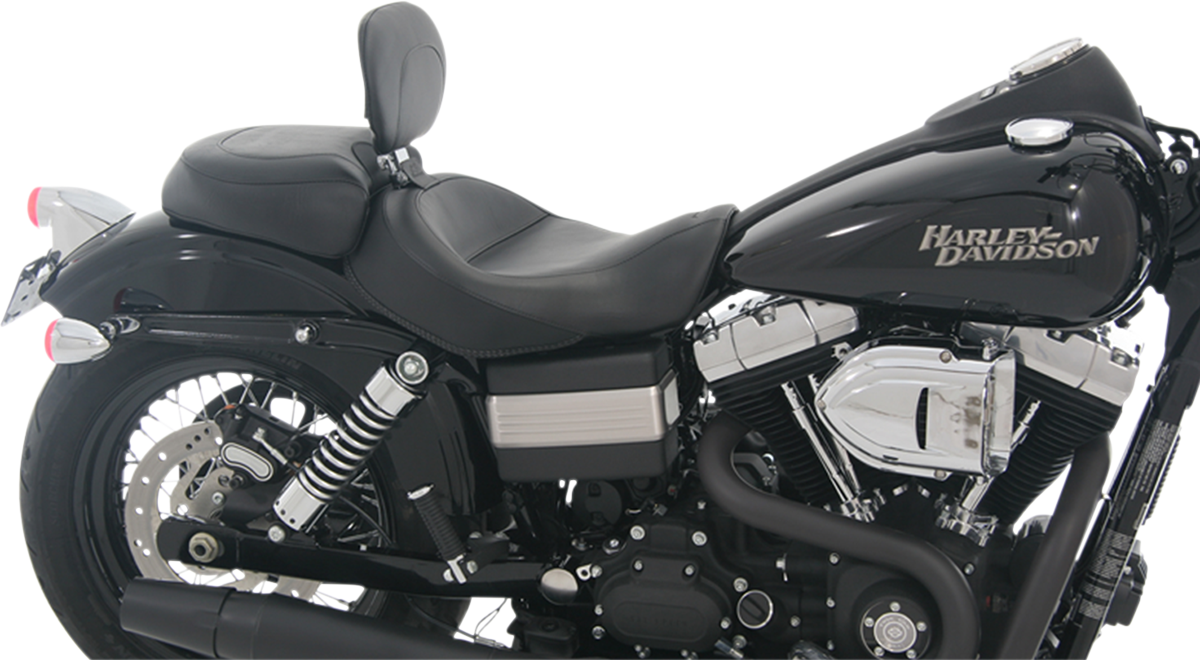Wide Rear Seat - Smooth - Black - FXD '06-'17