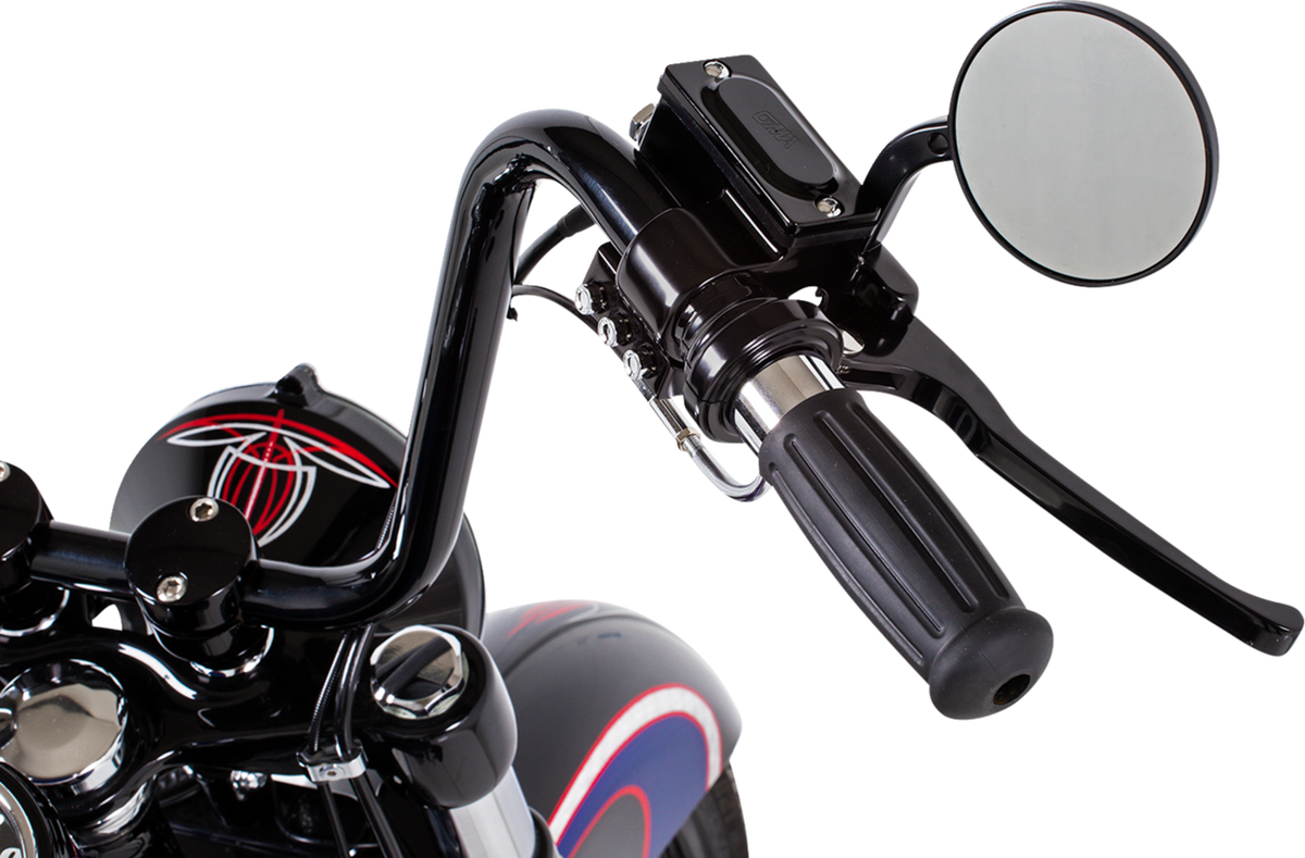 1" Handlebar - Ape Hanger - 10" - ETC - Black