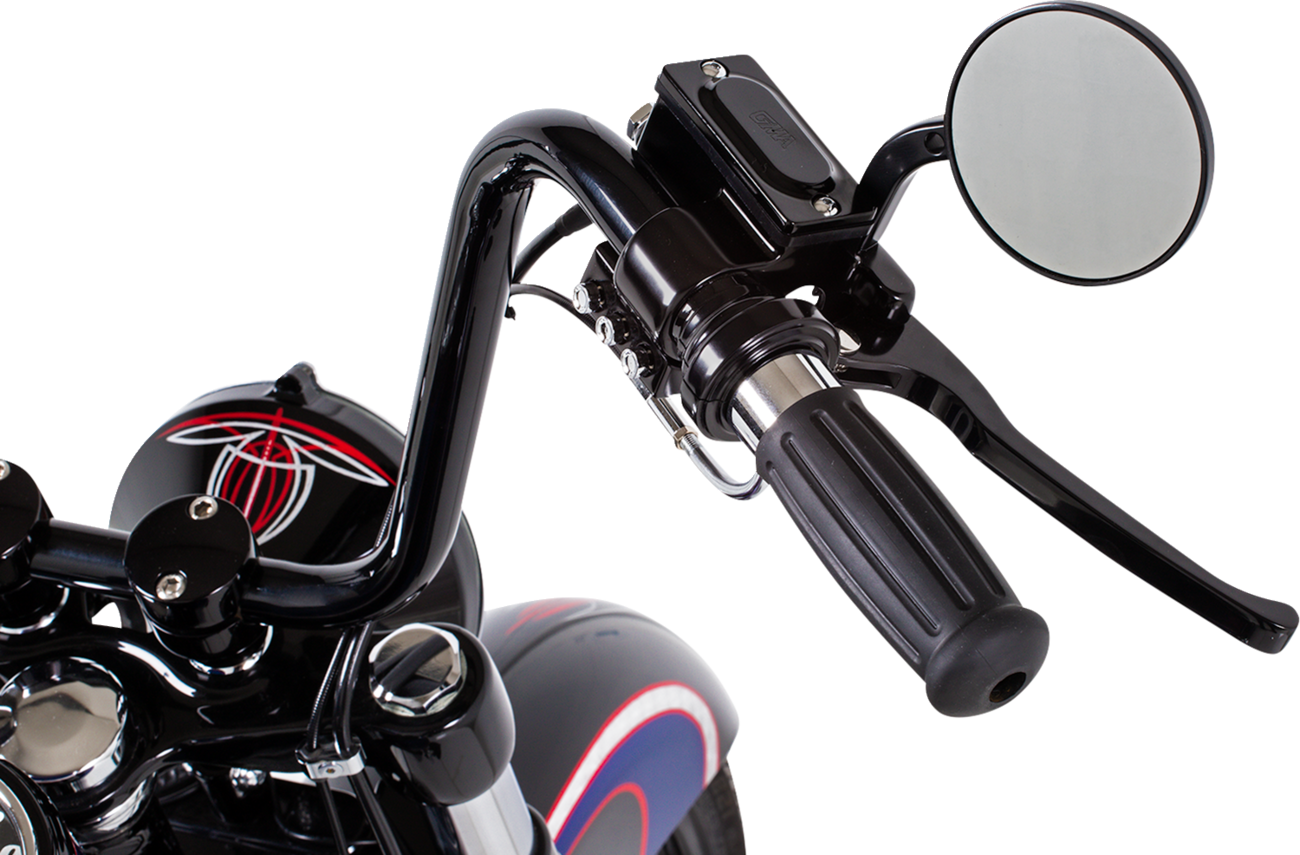 1" Handlebar - Ape Hanger - 10" - ETC - Black