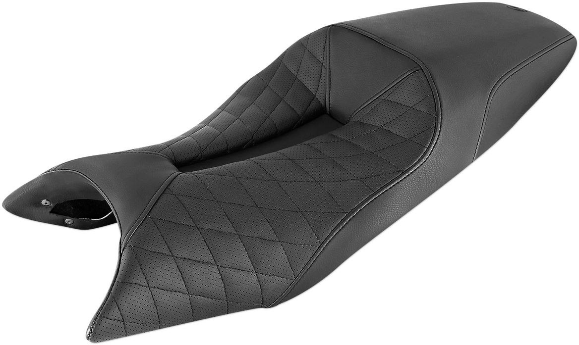 LS Track Seat - Lattice Stitched - Black - FTR1200