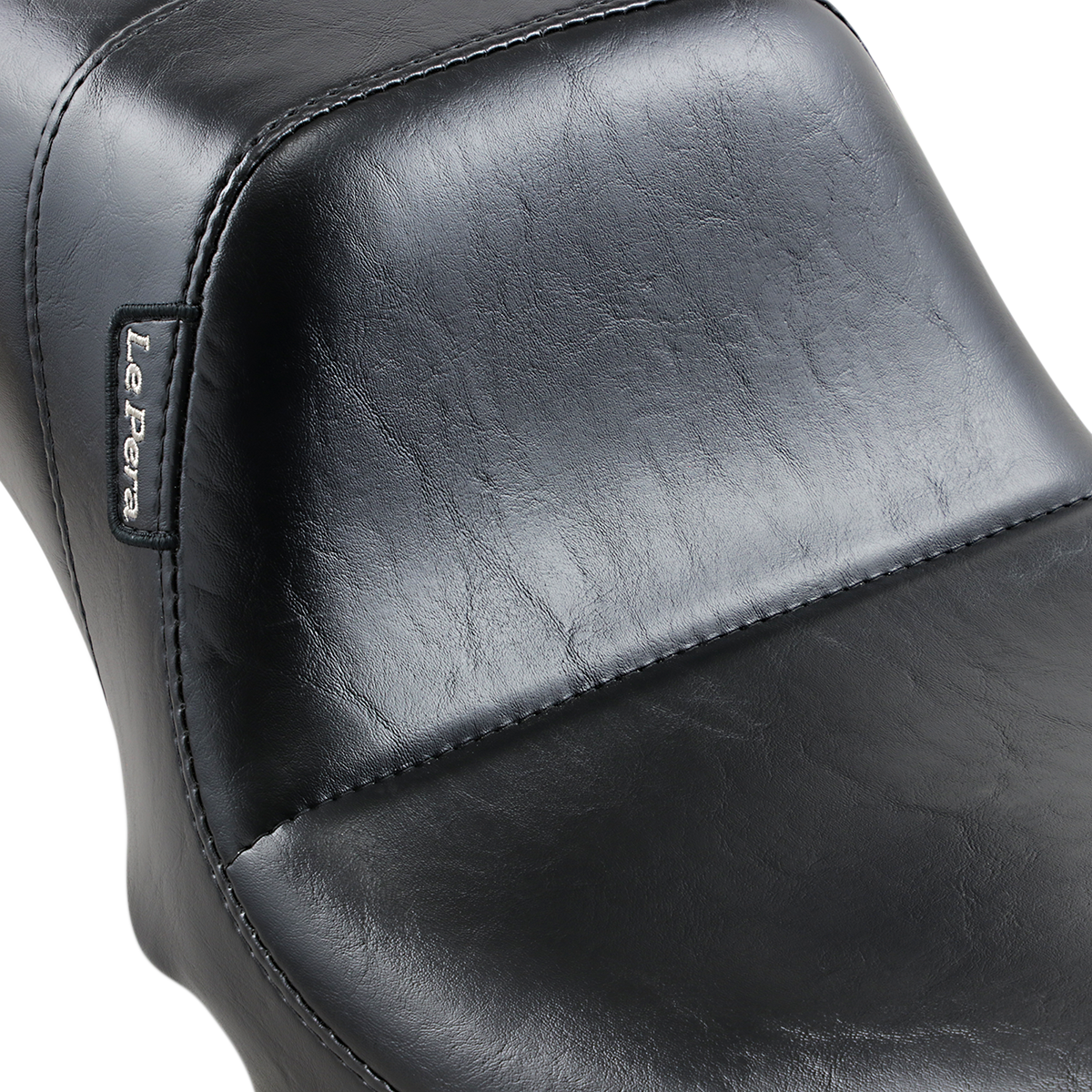 Daytona 2-Up Seat - Without Backrest - Smooth - Black - Dyna '06-'17