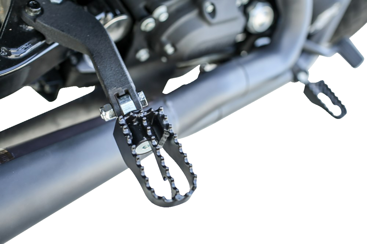 MX Mini Foot Pegs - Driver/Passenger - Black