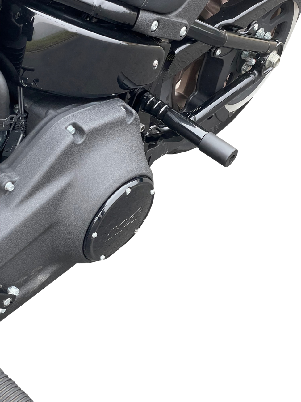 Frame Guards - Rear - Black - Softail