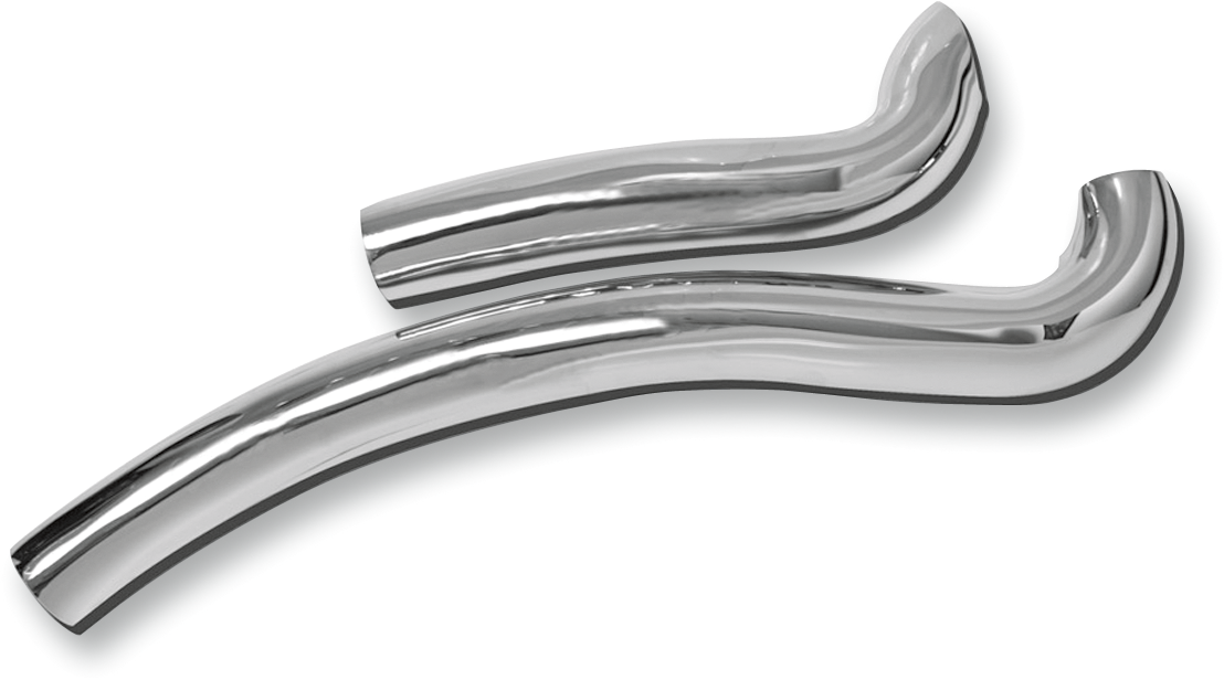 Sweeper Heat Shields - Chrome