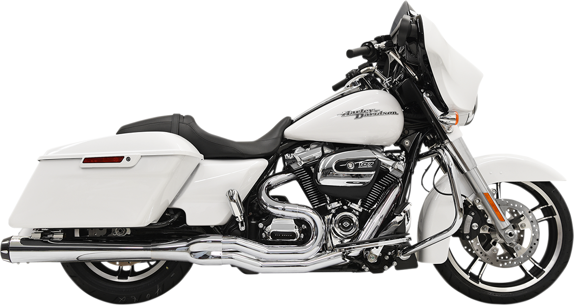 B4 2:1 Exhaust - Chrome - Megaphone