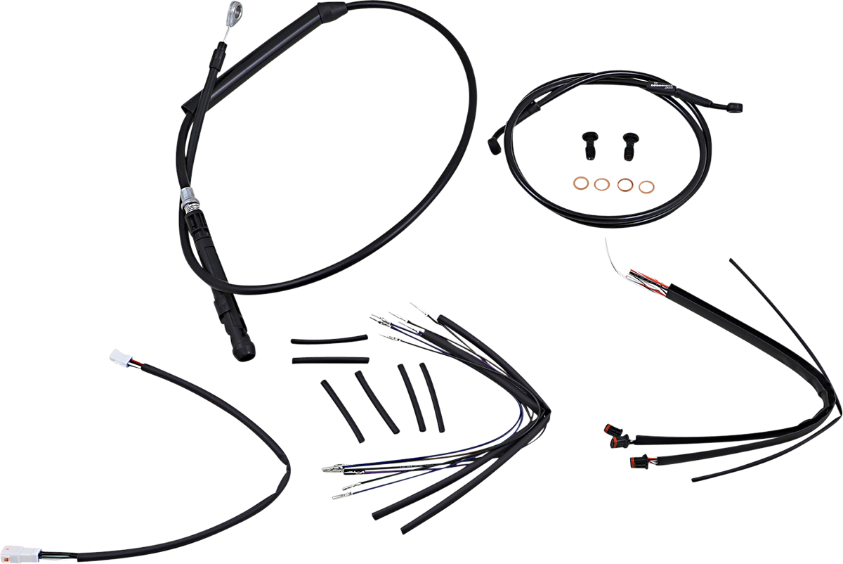 Handlebar Cable And Brake Line Kit For Burly Ape Handlebars