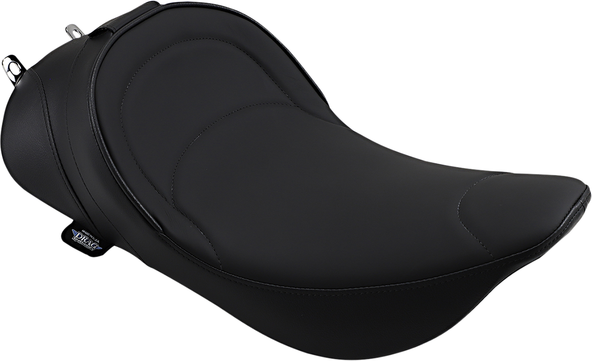 Solo Seat - Mild Stitched - Driver Backrest Compatible - FLH '97-'07